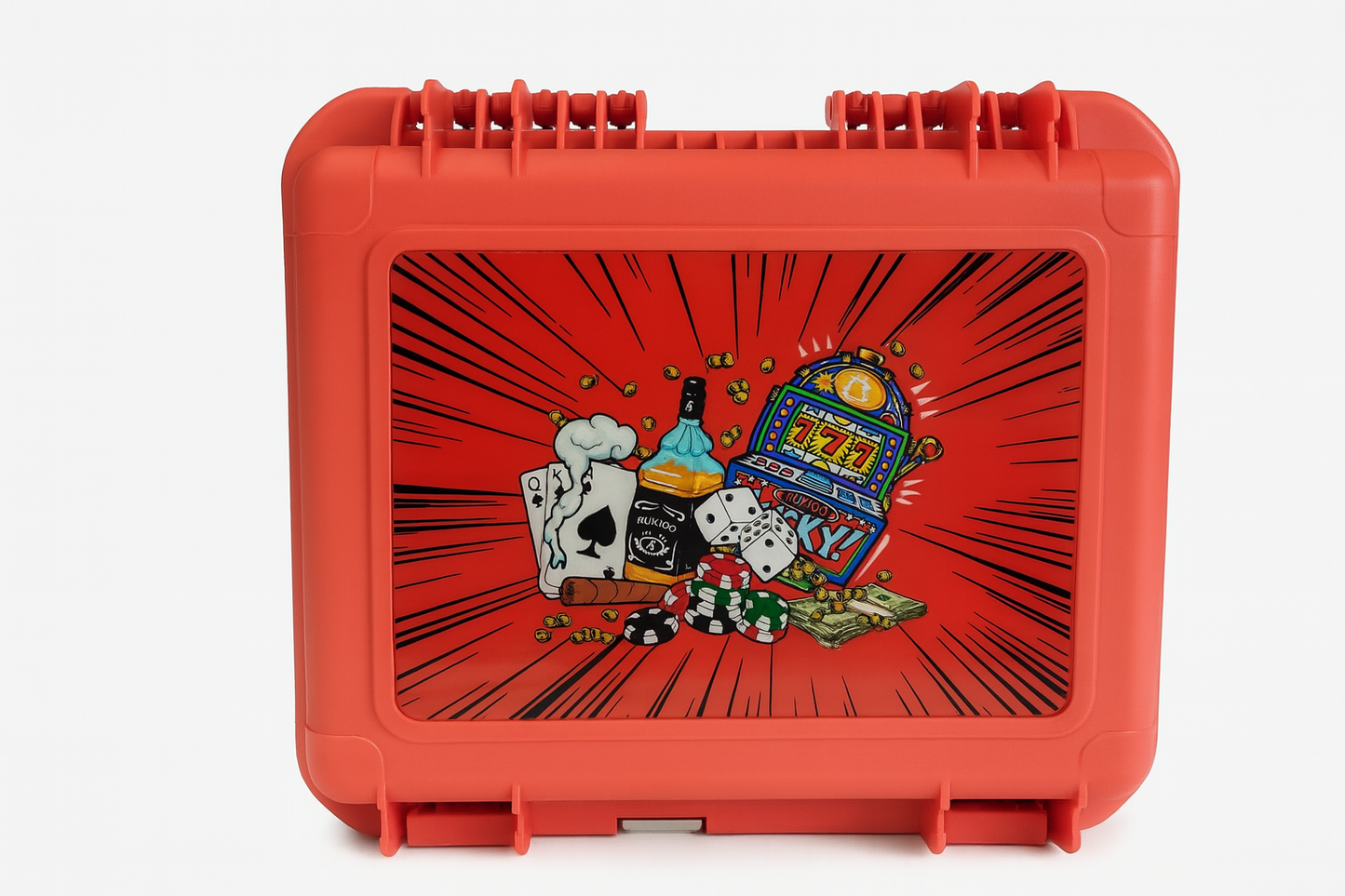 10" Smoke Thrower with built-in Lights w/ Print Design