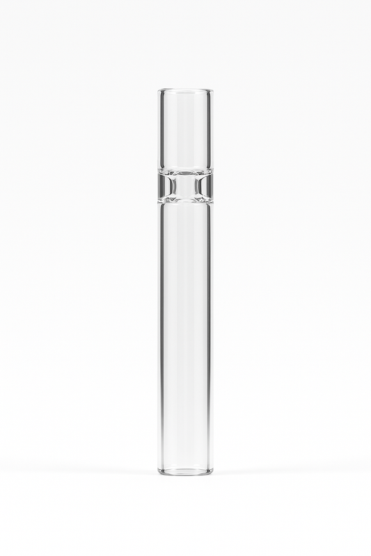 Clear Chillum Straight pipe.