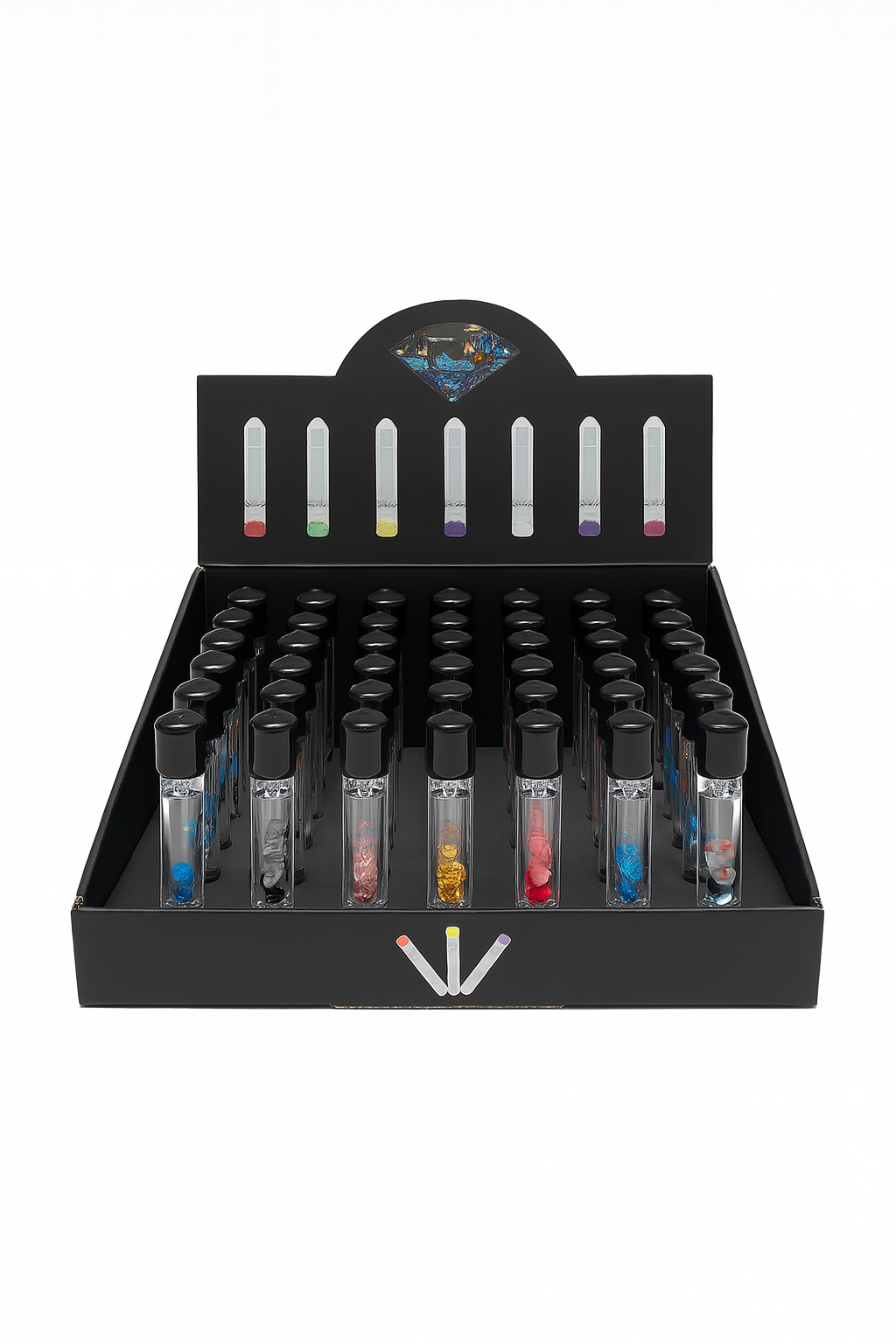 2.5'' Glass Cigerette Filter tip with Crystal