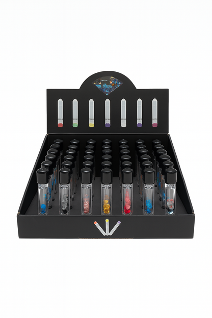 2.5'' Glass Cigerette Filter tip with Crystal