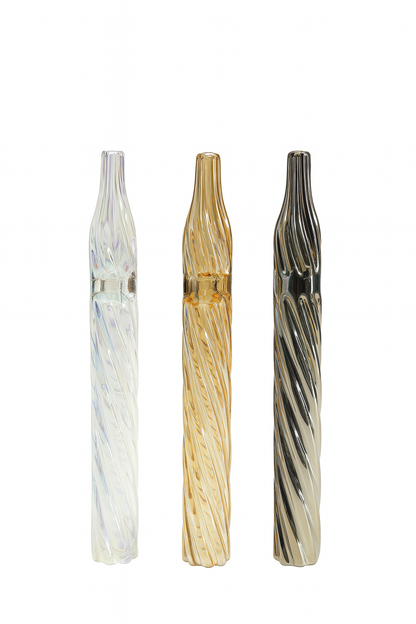 4.72'' Glass Twist Dab Straw