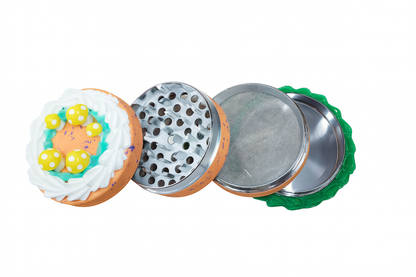 63mm Assorted 3D Cake Design Metal Grinder