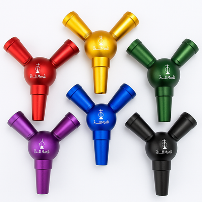 Hookah Hose Adaptor 1 to 2 Splitter Hose Connector