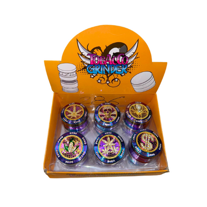 55mm Designer Grinder with Rainbow and Golden Designs
