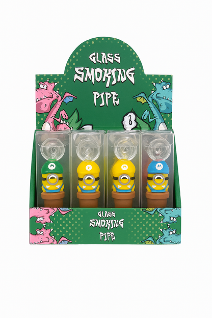 4" Playfull Cartoon Silicone Hand Pipe