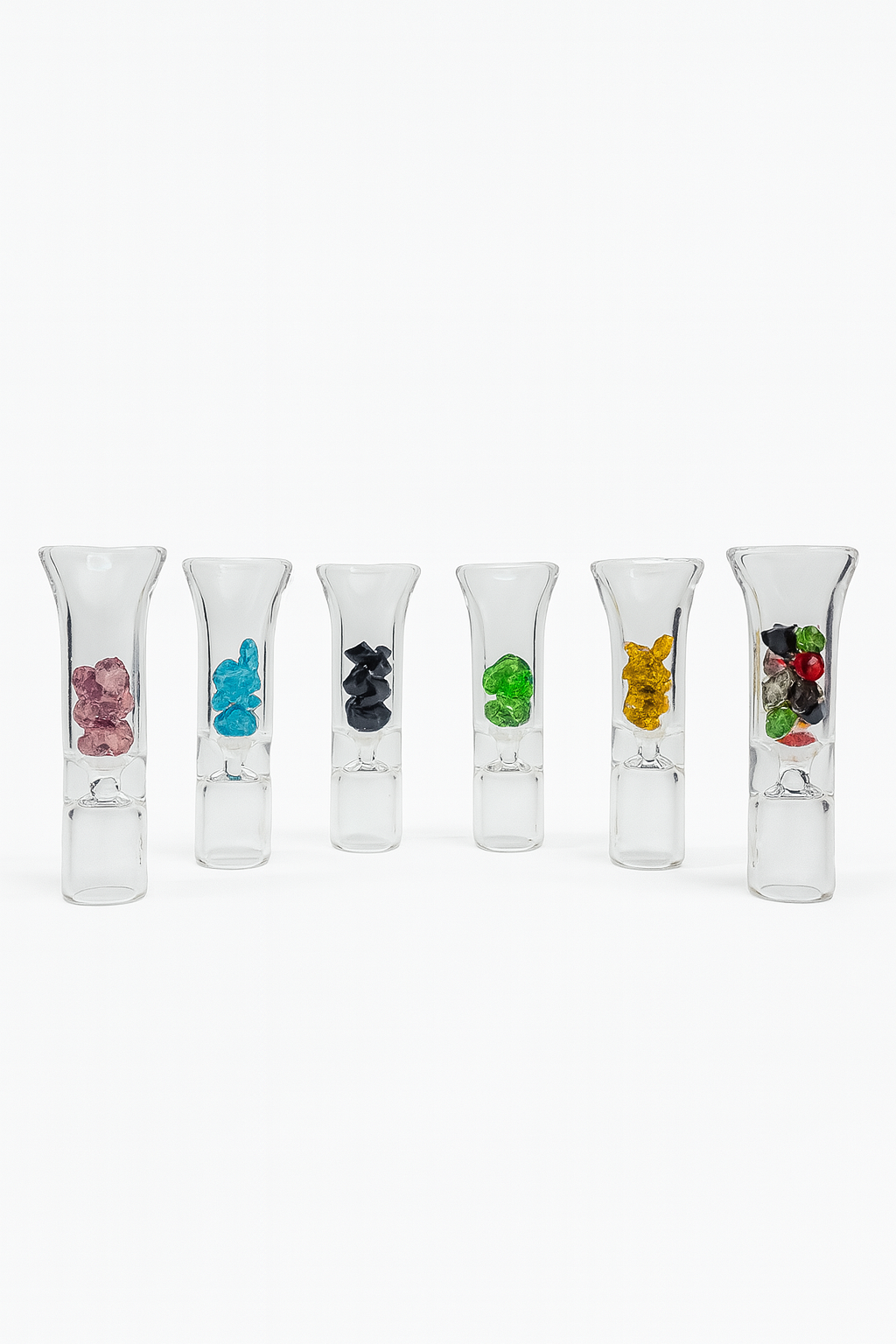 Smoking Glass hand pipe with Single Diamond Filter