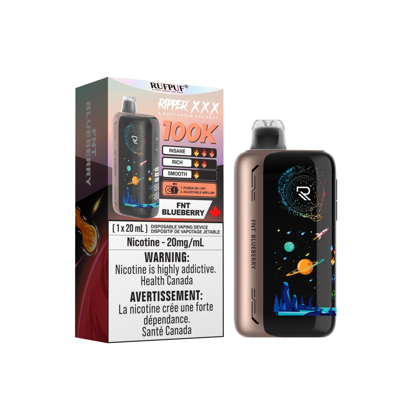 Ripper XXX – FNT Blueberry 100K