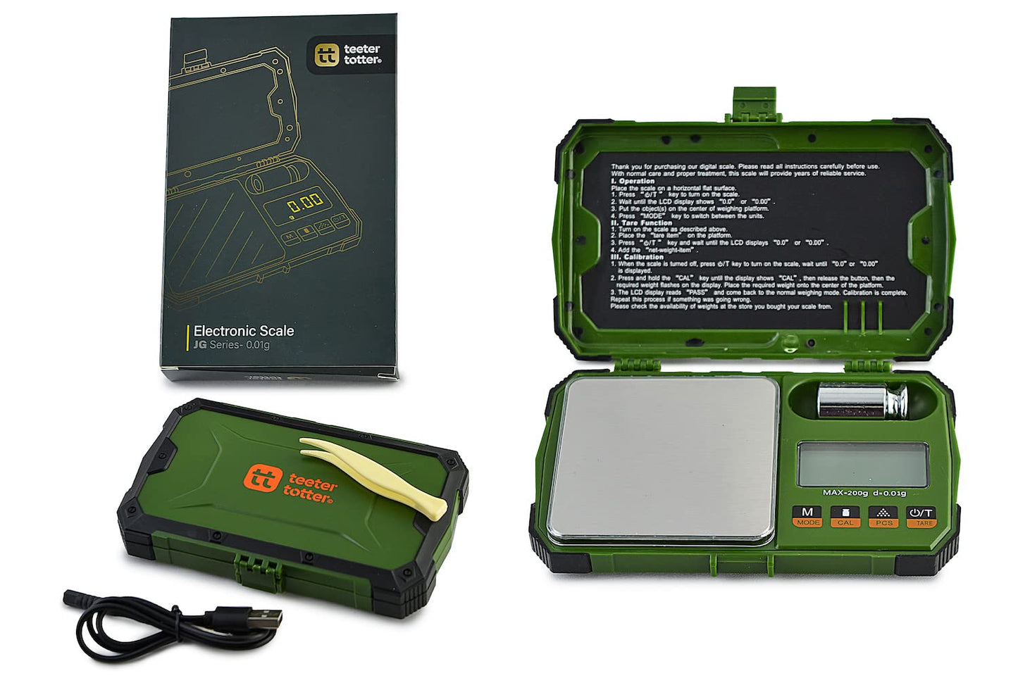 Teeter Totter JG-200 – Digital Pocket Scale (200g x 0.01g)