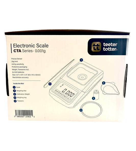 Teeter Totter CTA-20 – Digital Pocket Scale (20g x 0.001g)