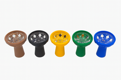  Glass Whirlwind Hookah Silicone Smoke Pot l Shisha Bowl