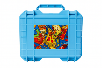 Smoke Set w/ 4.5" Glass Rig, Grinder, Jar, Ashtray, Sculpting Tool & 30 Cones