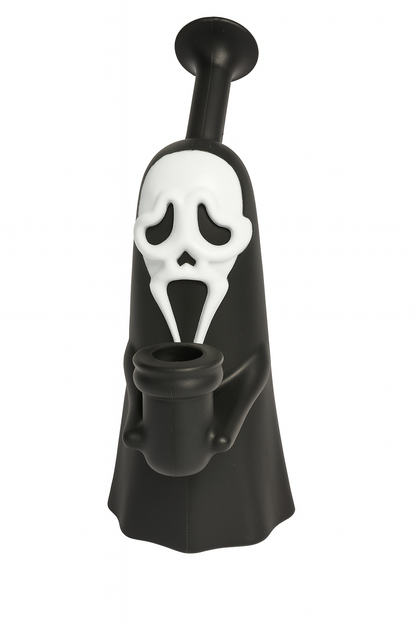 6.3'' Silicone Bong Pipe  Ghost Face Water pipe