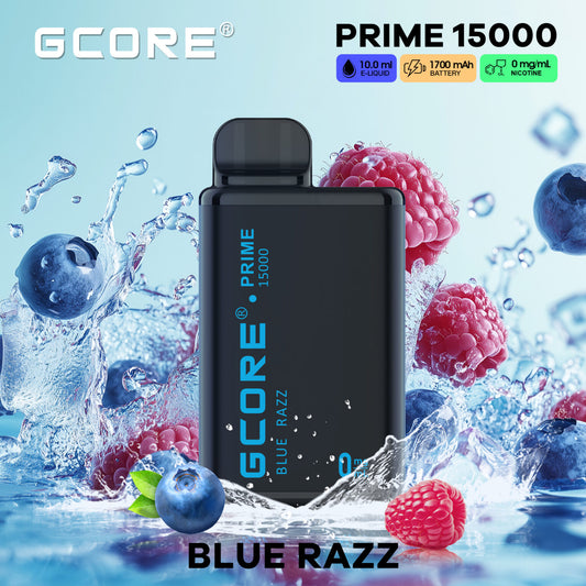 Gcore Prime 15000-Blue Razz 0mg/ml