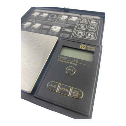 Teeter Totter CS-100 – Digital Pocket Scale (100g x 0.01g)