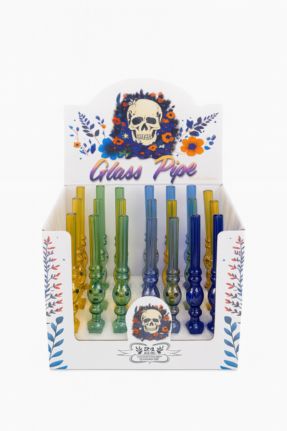 5''Colorful Atomic Glass hand pipe with ,