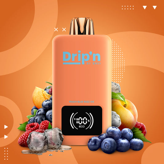 Drip'n by Envi 26ML- Peach Blue Razz Ice