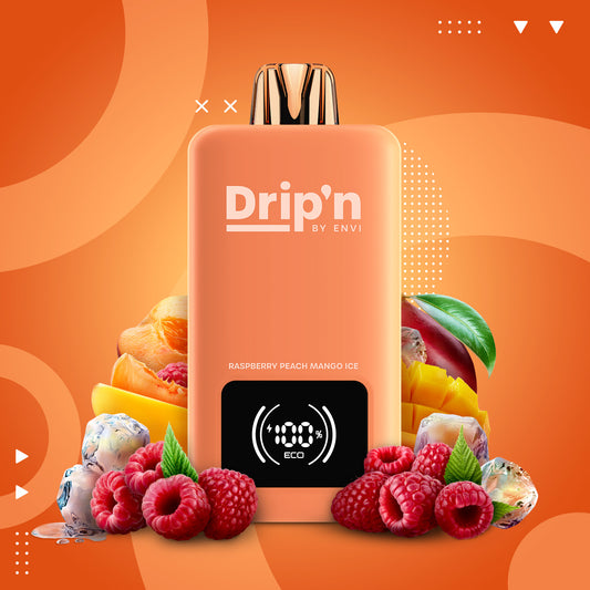 Drip'n by Envi 26ML- Raspberry Peach Mango Ice