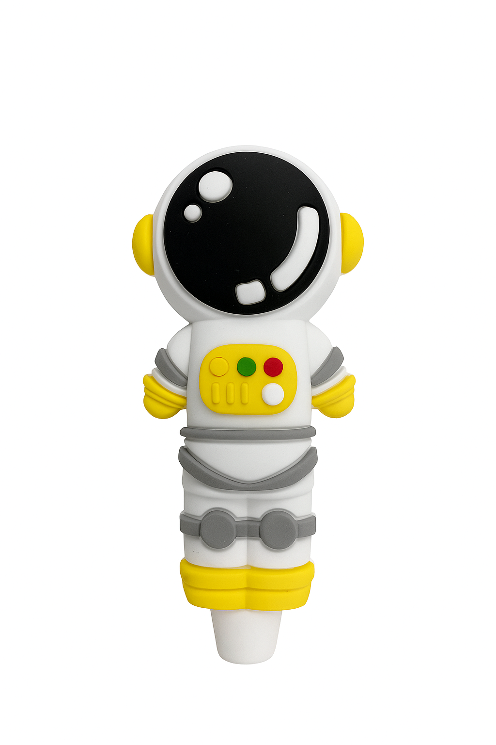 4.7'' Astronaut Shape Silicone Pipe With Cover Glass