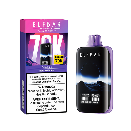ELF Bar MoonNight 70K – Grape Ice