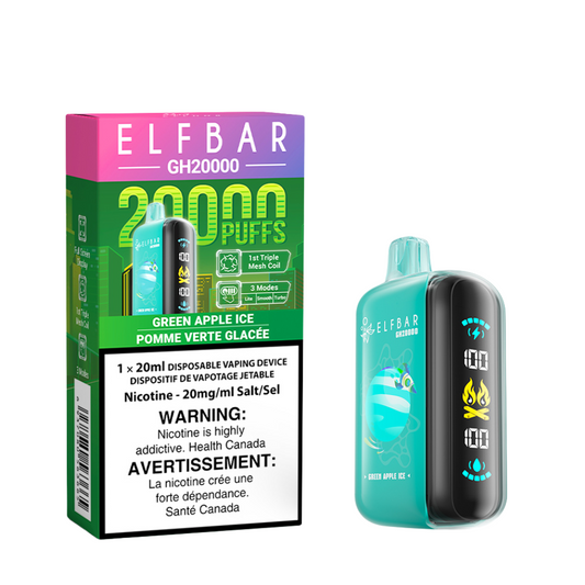 Elf Bar GH20k-Green Apple Ice