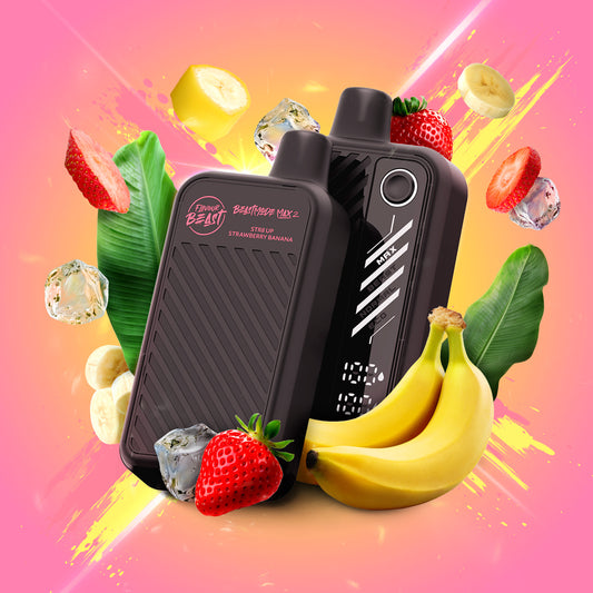 Flavour Beast Beast Mode Max 2-STR8 UP Strawberry Banana