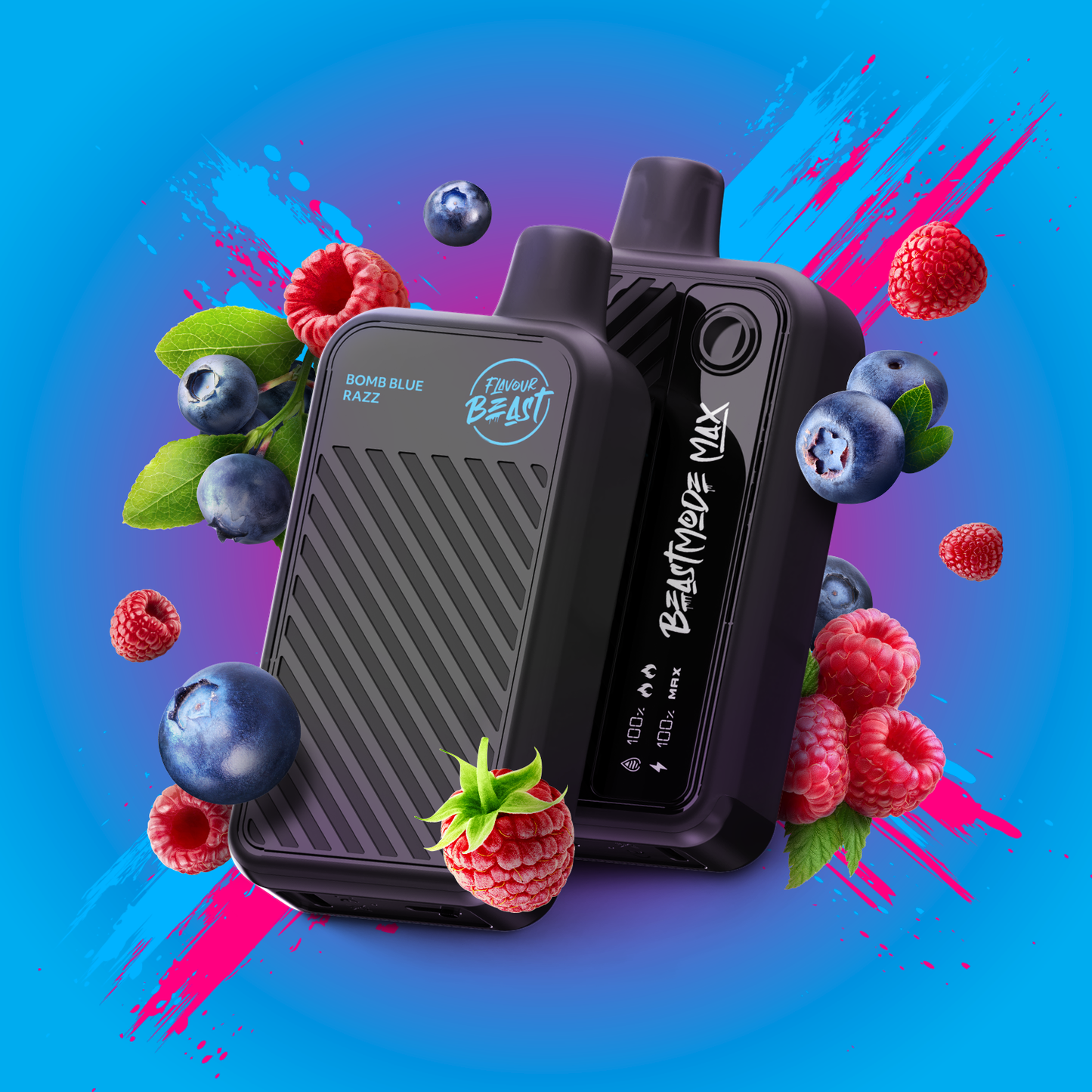 Flavour Beast Beast Mode Max – Bomb Blue Razz
