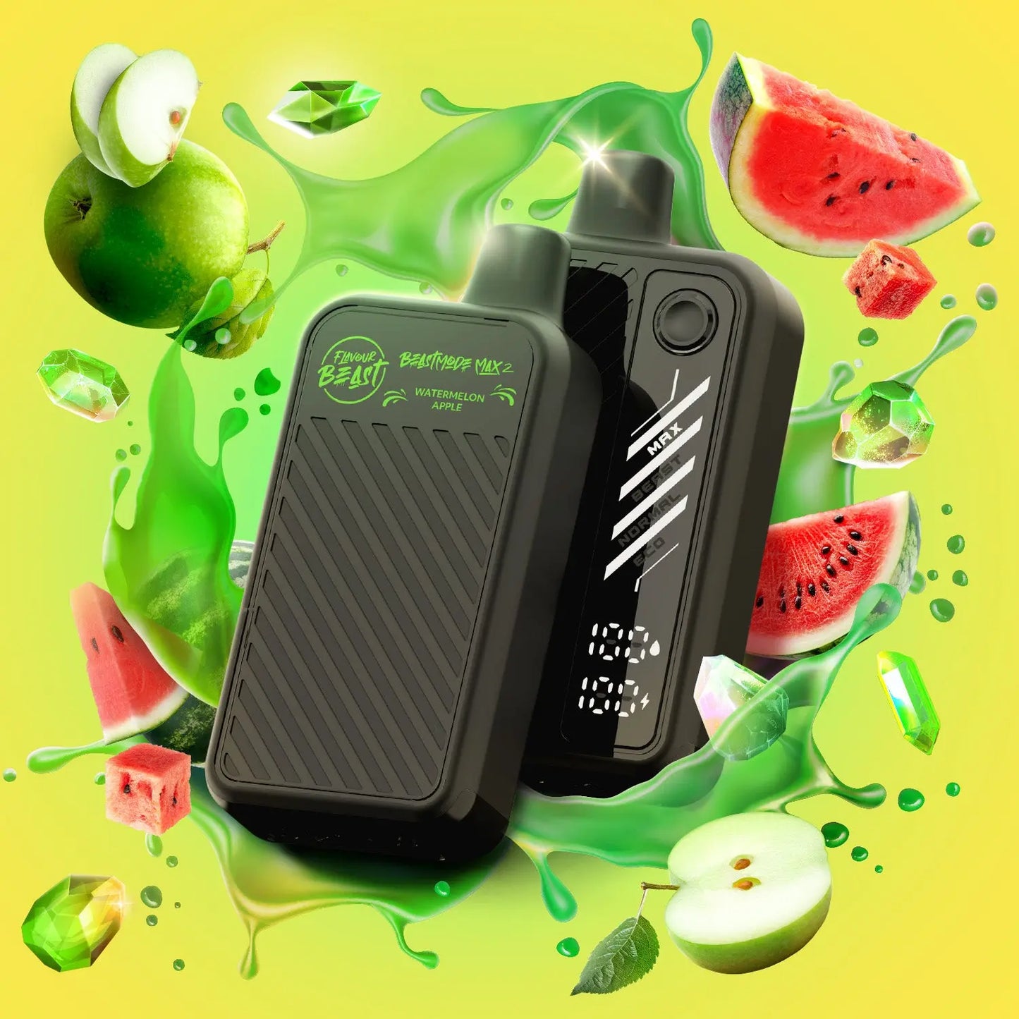 Flavour Beast Beast Mode Max 2 – Gushin’ Watermelon Apple