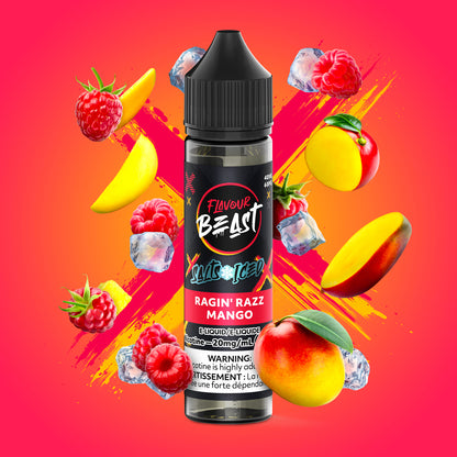 Flavour Beast E-Liquid - Ragin' Razz Mango Iced