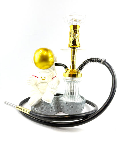 Luxury Astronaut shaped- Premium Hookah, Complete Set with LED Light