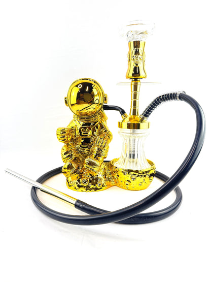 Luxury Astronaut shaped- Premium Hookah, Complete Set with LED Light