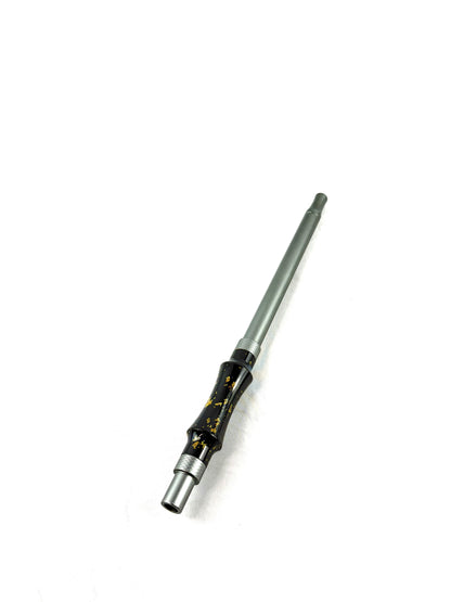 22" Mona Teardrop Grooved Glass Camo Design Body Single Hose Hookah