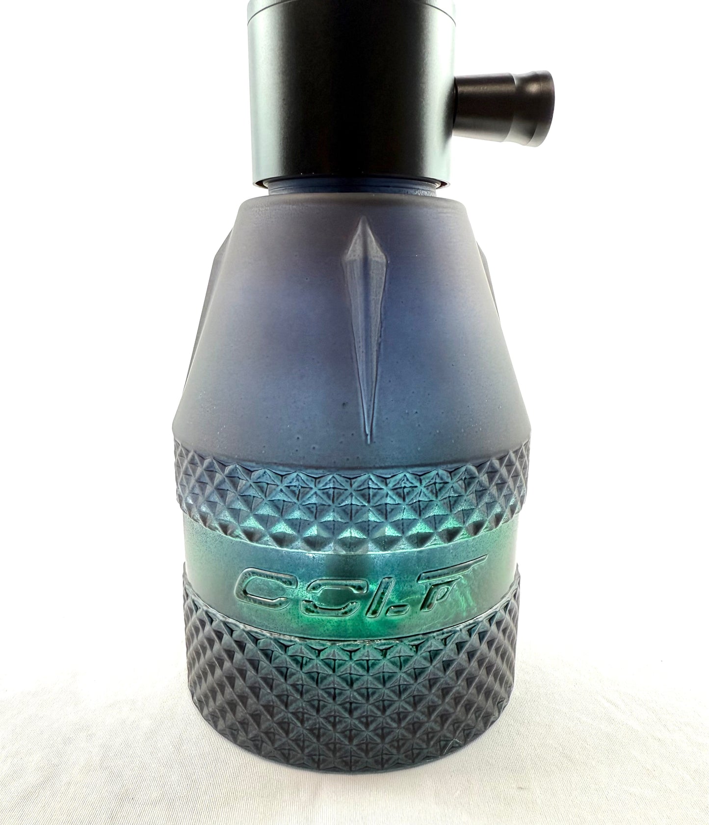 16" Mona Knurl Base Sleek Body Single Hose Hookah