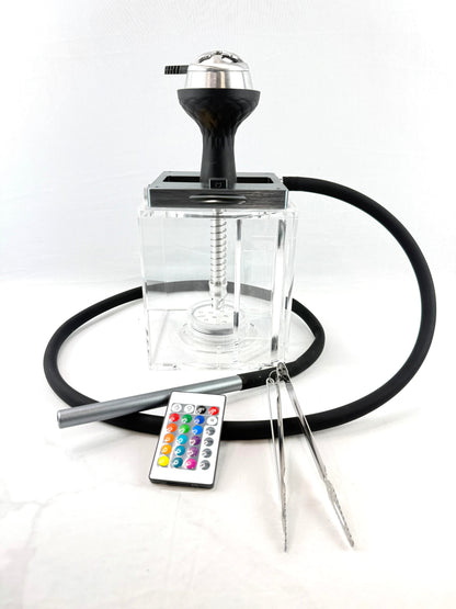 6"x6"x13" Single Hose Magnetic Hookah Cube