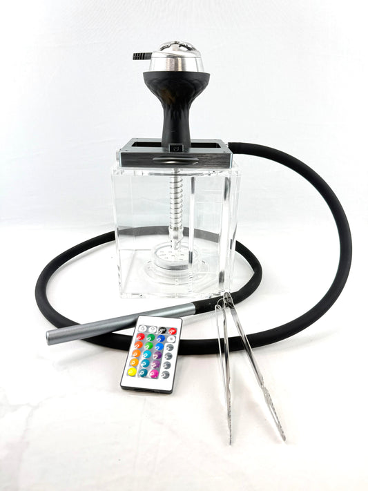 6"x6"x13" Single Hose Magnetic Hookah Cube