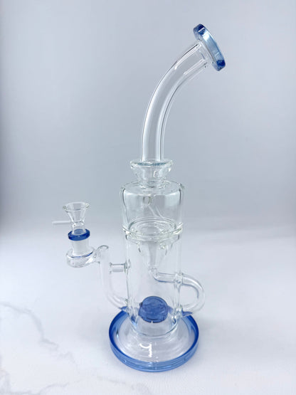 8" Shower Head Perc Glass Bong