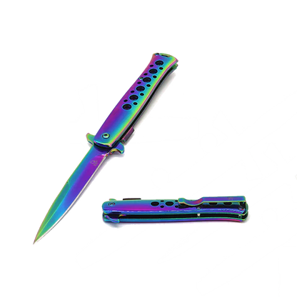 4" Rainbow Blade / Rainbow Handle