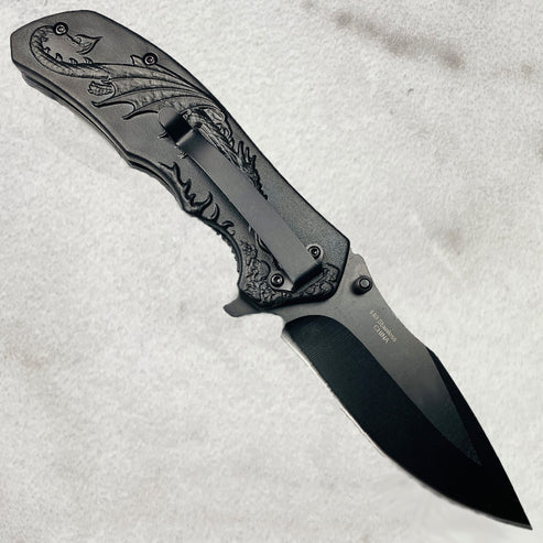 3" Blue Blade / Blue Dragon Handle