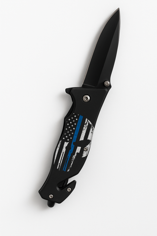8"Overall Knife W/ Glass Breaker