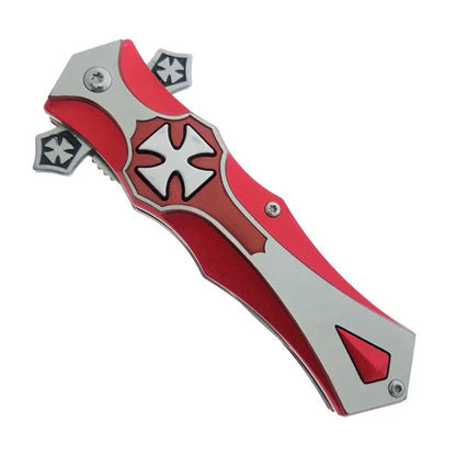 4" Silver Blade / Cross Handle