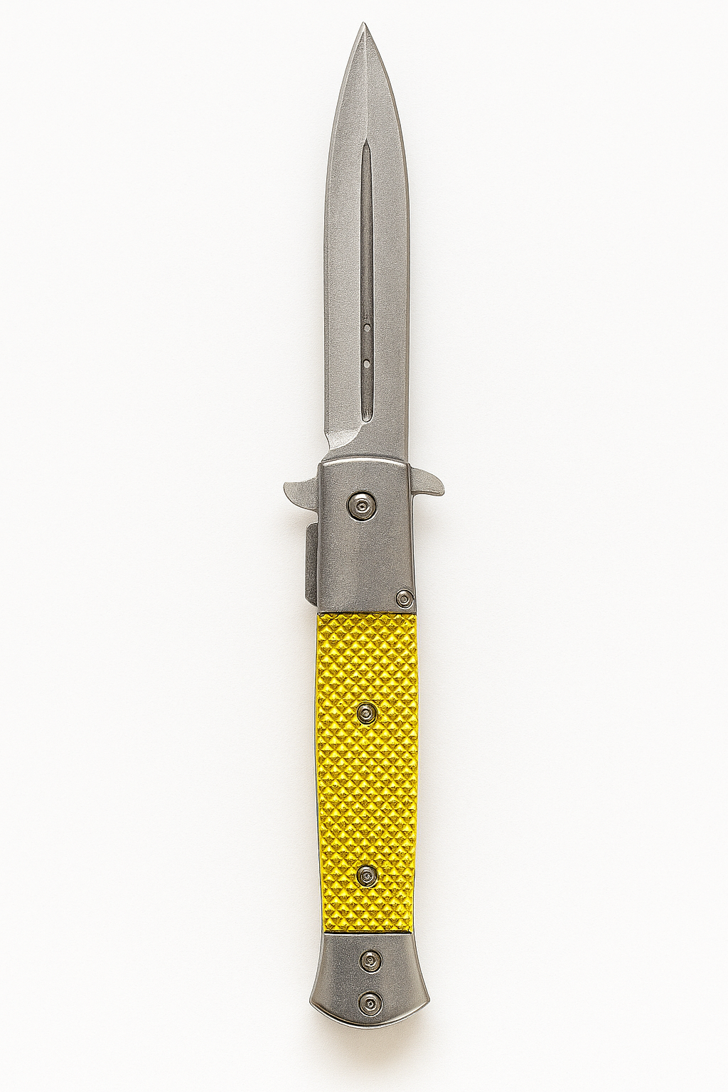 3 3/4" Chrome Blade / Gold Handle