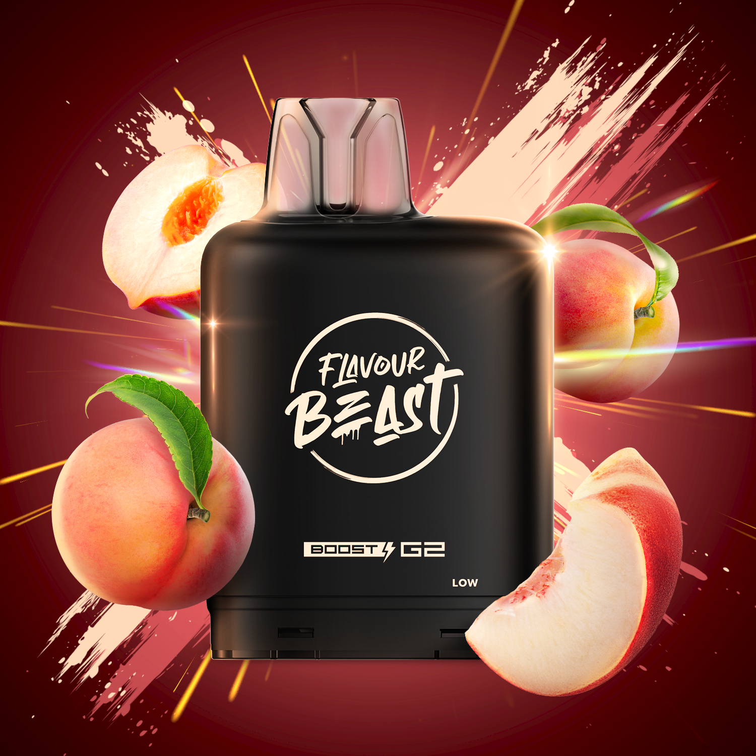 Level X Flavour Beast Boost G2 Pod - Wicked White Peach – Savage Cloud Vape