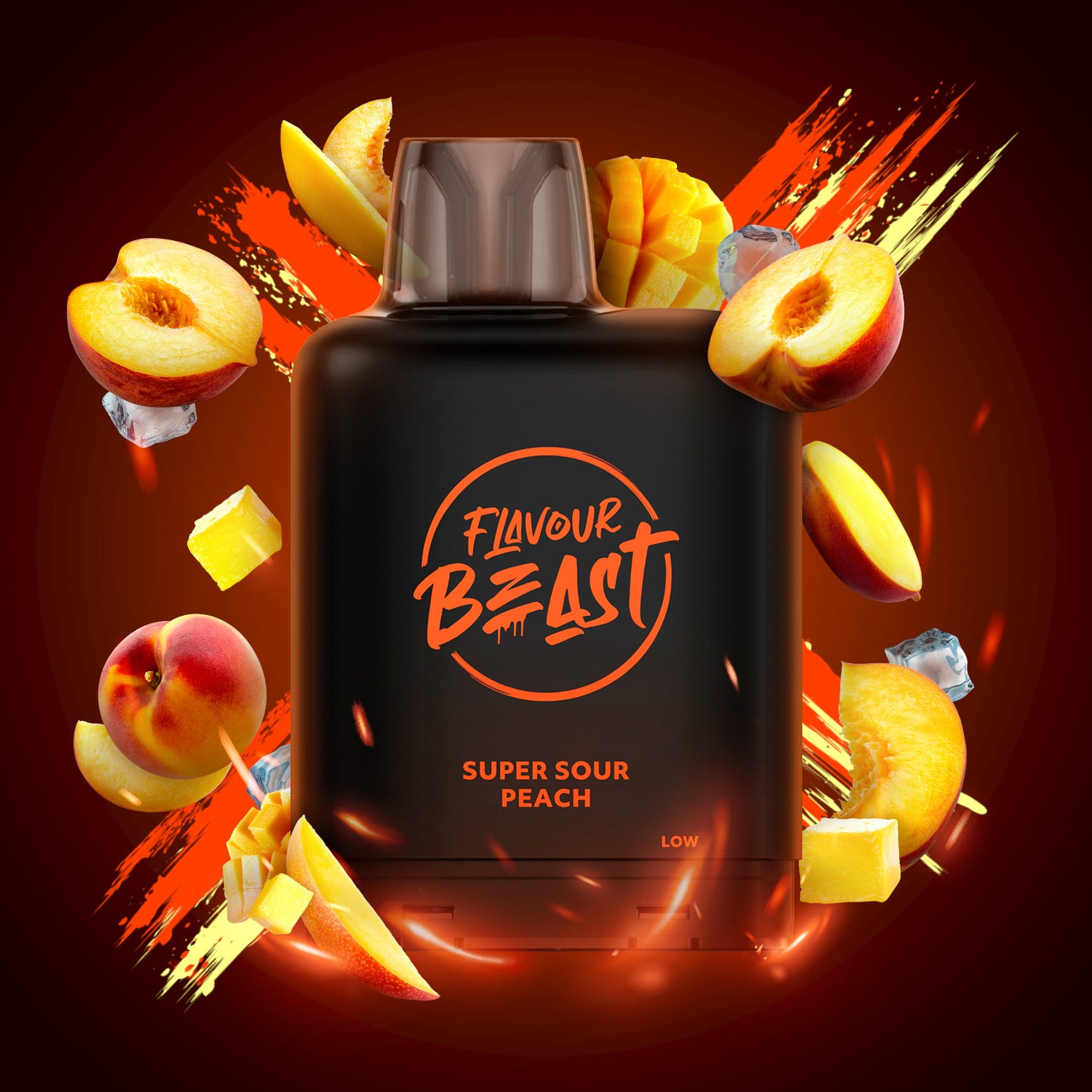 Level X Flavour Beast Boost G2 Pod - Super Sour Peach Iced