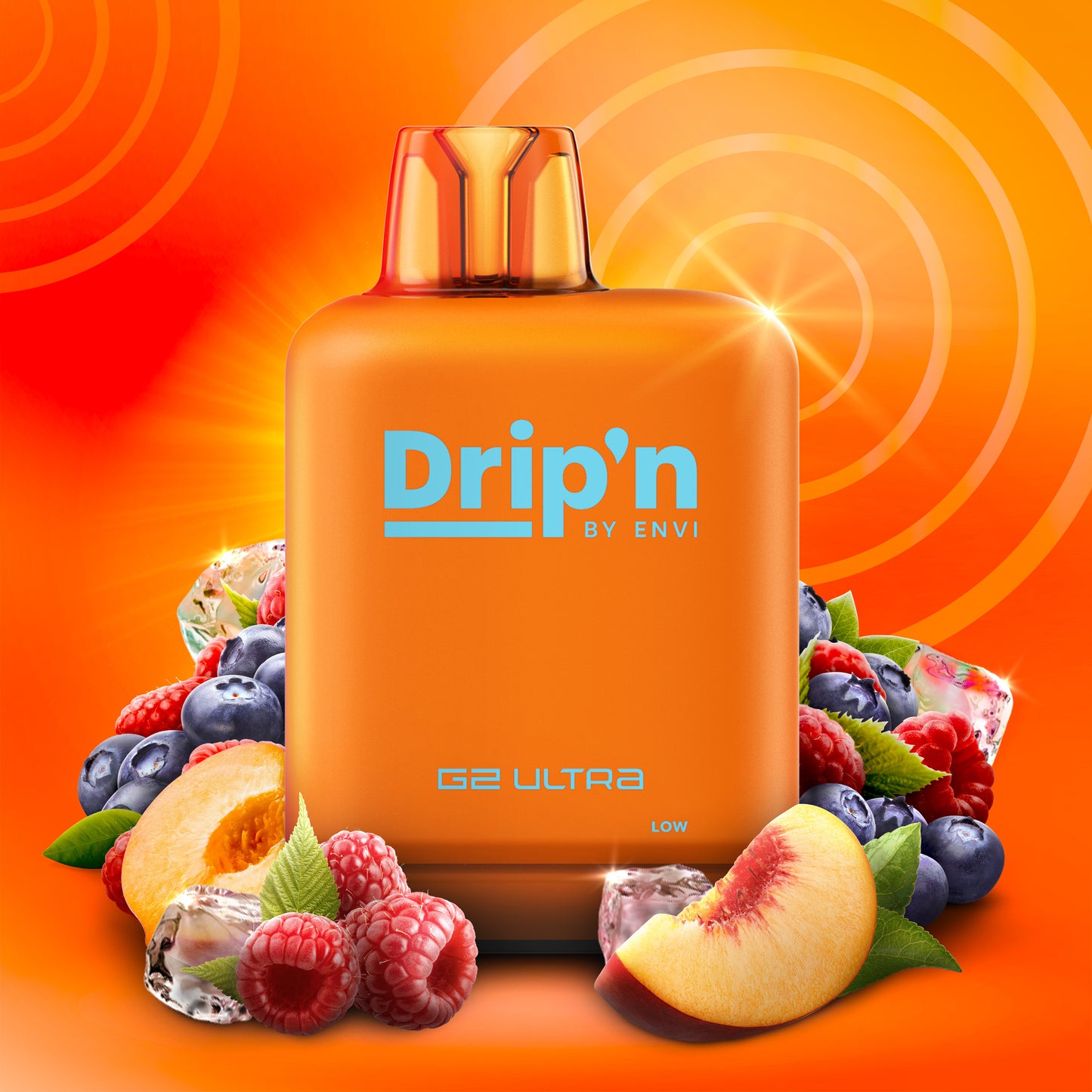 Level X Drip'n G2 Ultra - Peach Blue Razz Ice