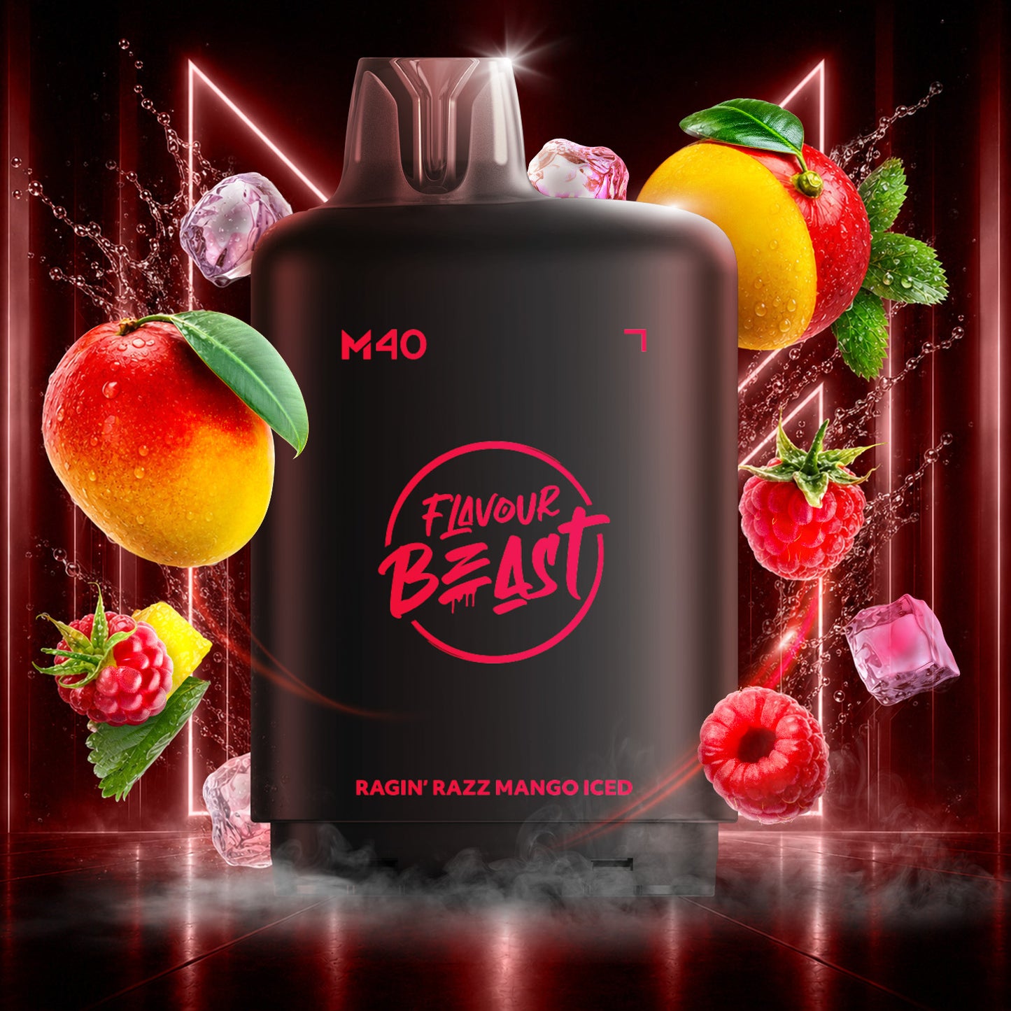 Level X M 40mL-Ragin Razz Mango Iced