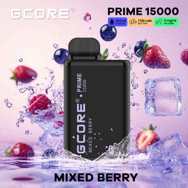 Gcore Prime 15000-Mixed Berries 0mg/ml
