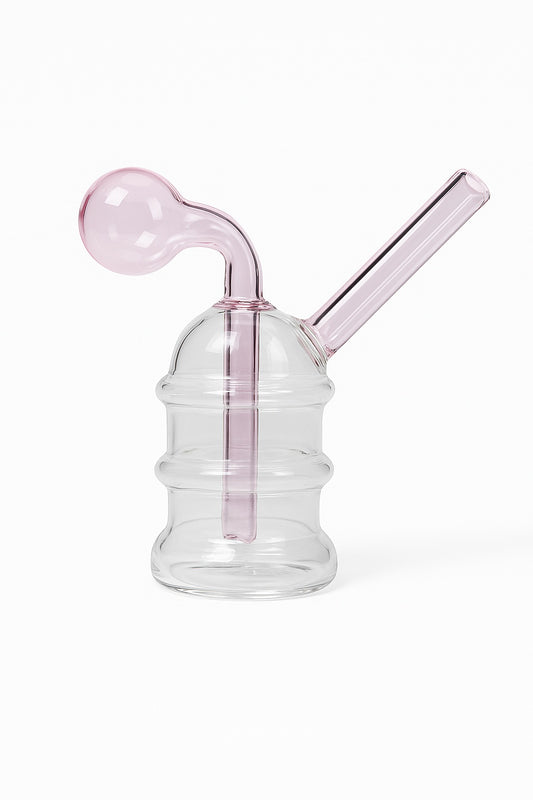 4" Mini Glass Bubbler Bong