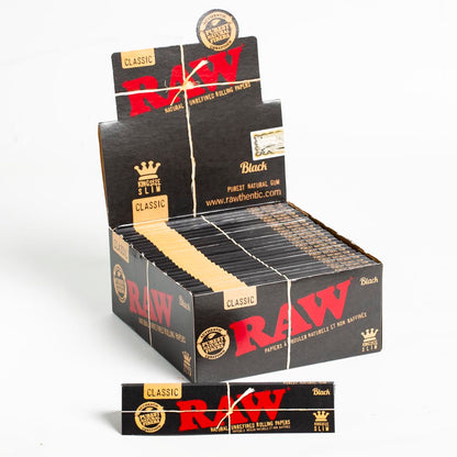 Raw Classic Black King Size Booklet