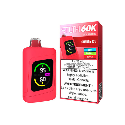`STLTH 60K DISPOSABLE - CHERRY ICE