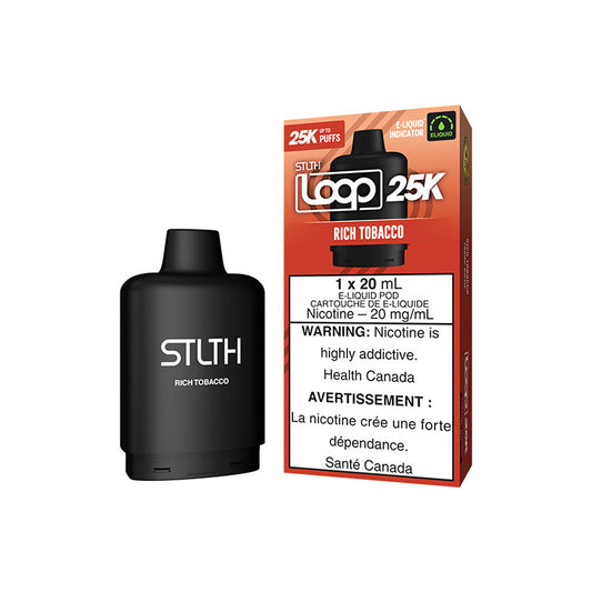 STLTH LOOP 25K POD- RICH TOBACCO