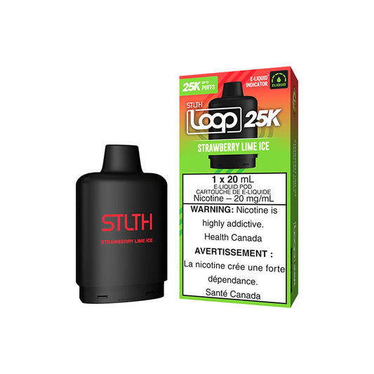 STLTH LOOP 25K POD- STRAWBERRY LIME ICE